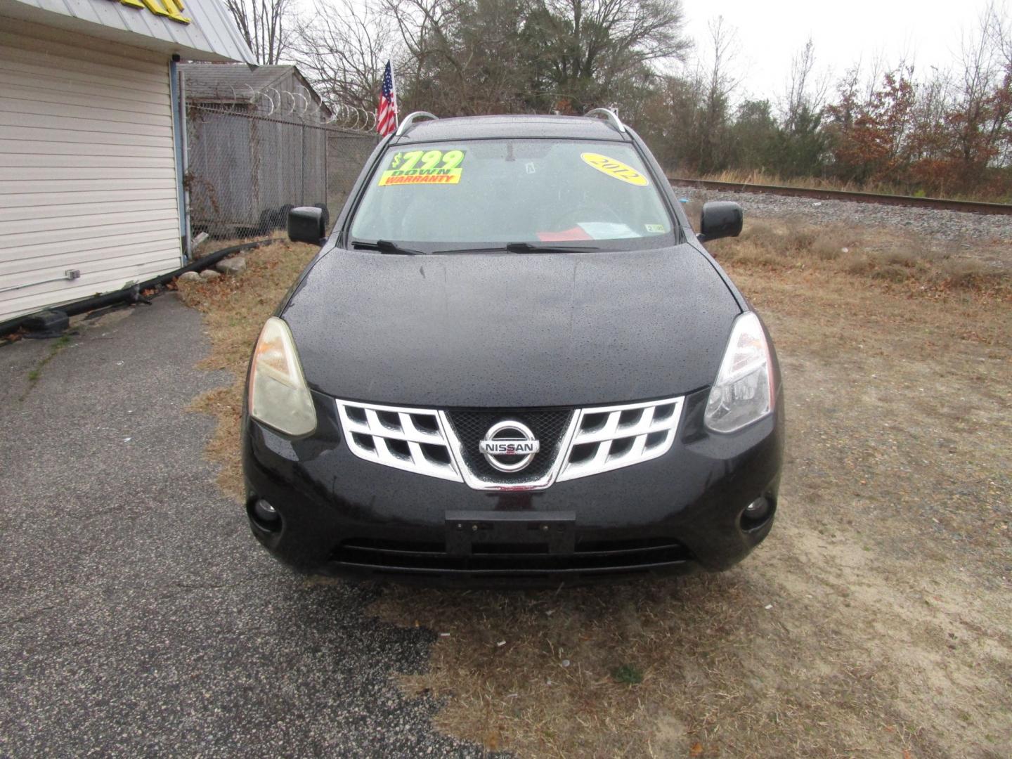 2012 Black Nissan Rogue S AWD (JN8AS5MV4CW) with an 2.5L L4 DOHC 16V engine, Continuously Variable Transmission transmission, located at 2553 Airline Blvd, Portsmouth, VA, 23701, (757) 488-8331, 36.813889, -76.357597 - Photo#2